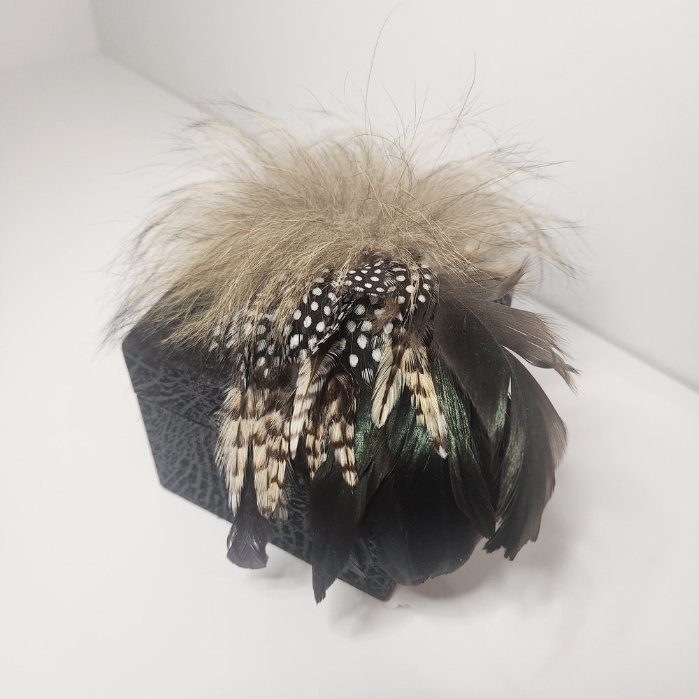 Elegant Feathered Jewlery Box
